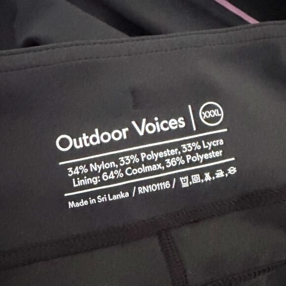 OUTDOOR VOICES FrostKnit 7/8 Leggings Black XXXL 3X - Picture 10 of 12